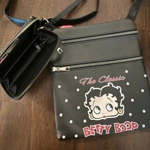 Crossbody Betty Boop + wallet